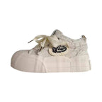 Damen Sportliche Plateau-Sneaker mit breiter Sohle und verspieltem Design R&B