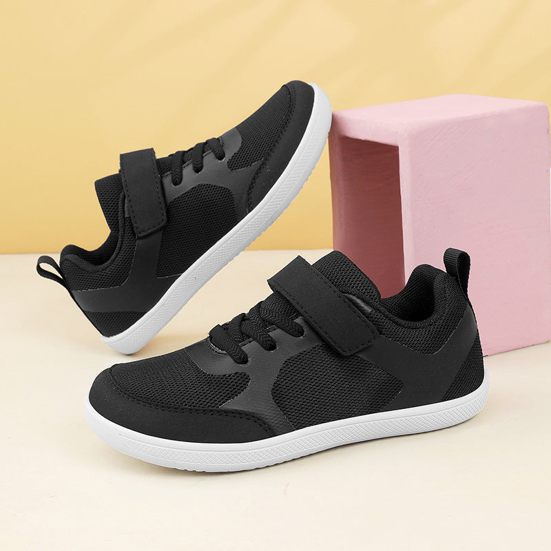 Unisex nan leichte Mesh-Sneaker mit elastischem Schnürsystem, Klettverschluss und EVA-Zwischensohle R&B