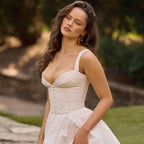 Damen Sommerkleid mit Spitzenbesatz R&B