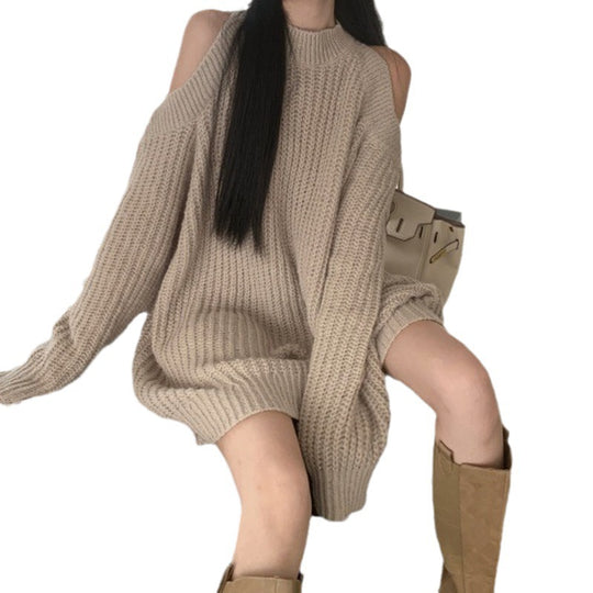 Damen Oversized Strickpullover R&B