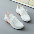 Damen Sportliche Freizeitsneaker mit atmungsaktivem Mesh-Obermaterial und Dämpfungssystem R&B