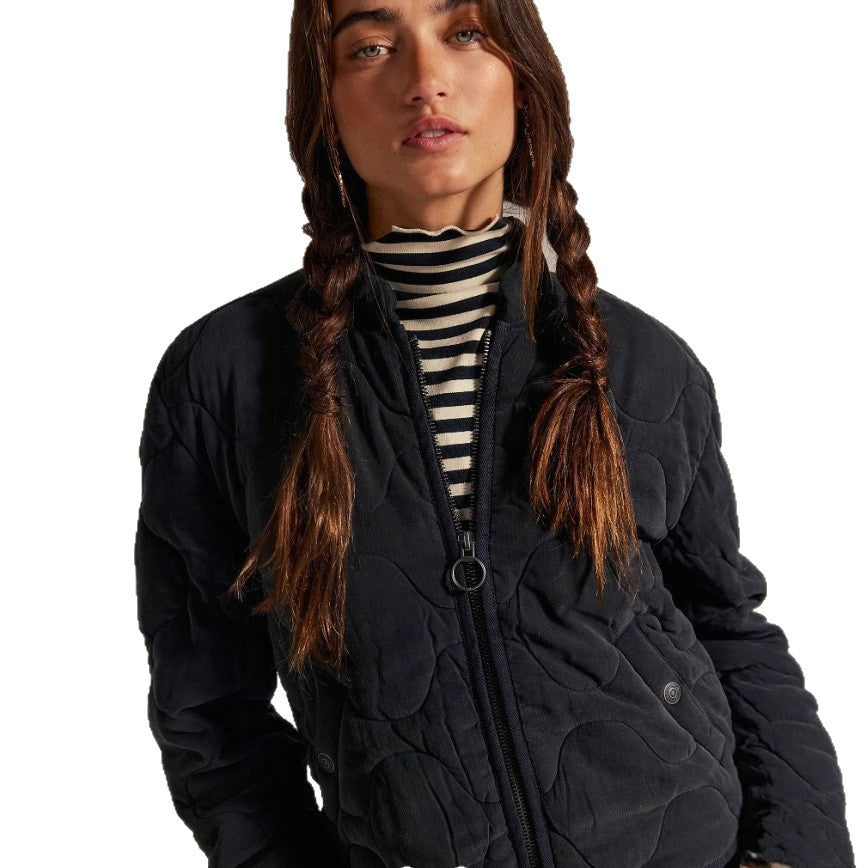 Damen gesteppte Bomberjacke R&B