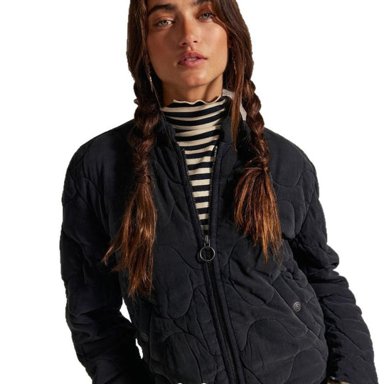 Damen gesteppte Bomberjacke R&B