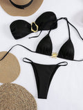 Damen Bikini mit raffiniertem Bandeau-Oberteil und höchstem Tragekomfort R&B