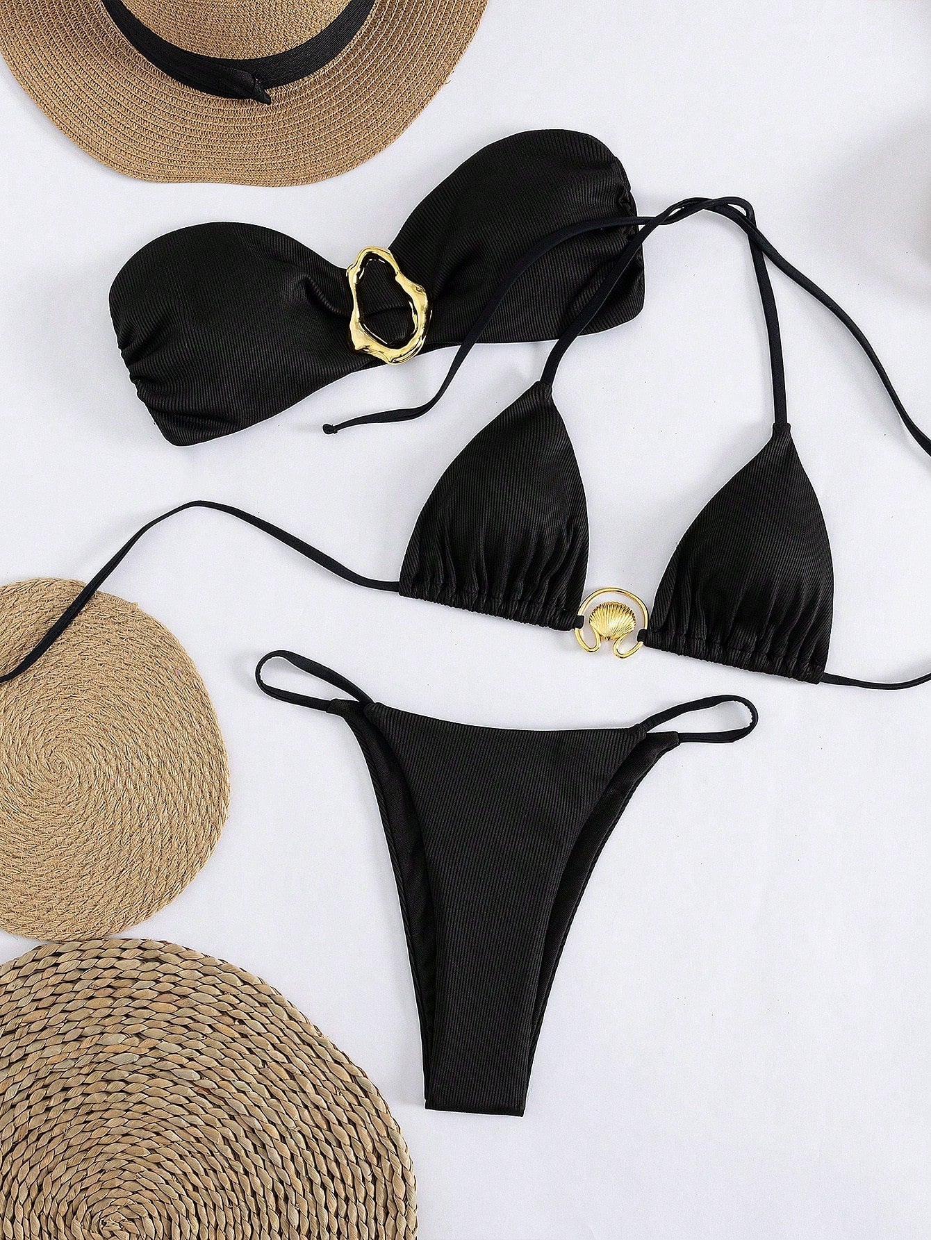 Damen Bikini mit raffiniertem Bandeau-Oberteil und höchstem Tragekomfort R&B