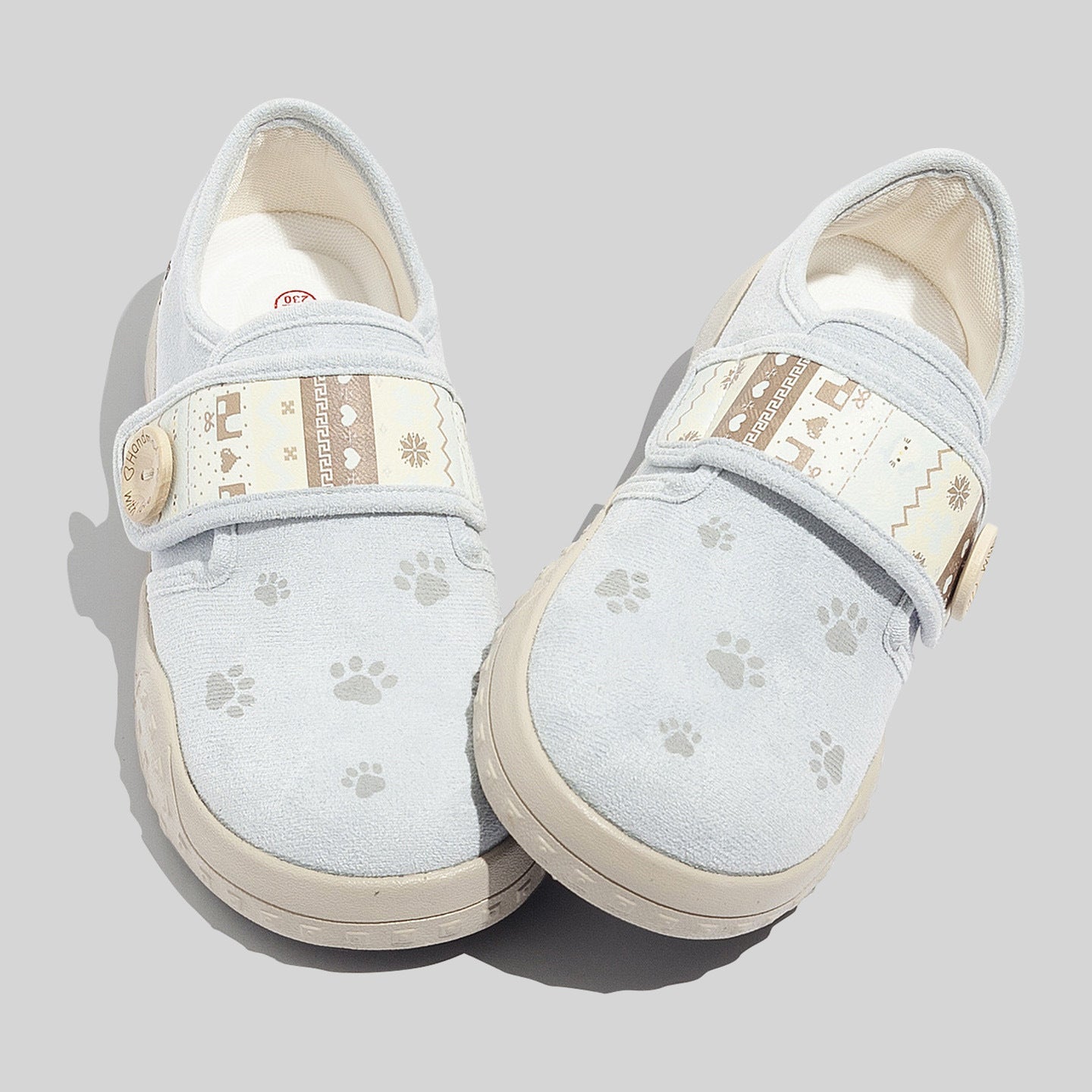 Damen Clogs mit praktischen Klettverschlüssen und tierischen Applikationen