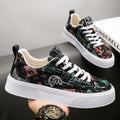 Damen Modische Sneaker mit einzigartigem Druckdesign R&B