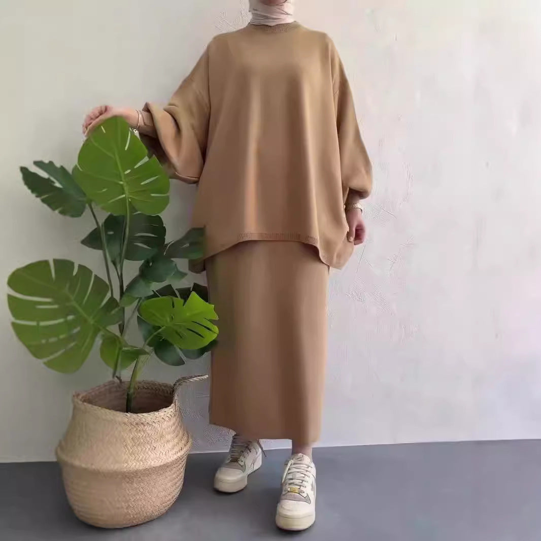 Damen Lässiges Sweat-Set mit weitem Schnitt und bequemen Taschen R&B
