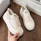 Damen Modische Sneaker mit trendiger strukturiertem Obermaterial und rutschfester Sohle R&B