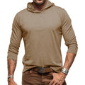 R&B | Kapuzenpullover Slim Fit Langarm Leichter Baumwollstrick Minimalistischer Stil