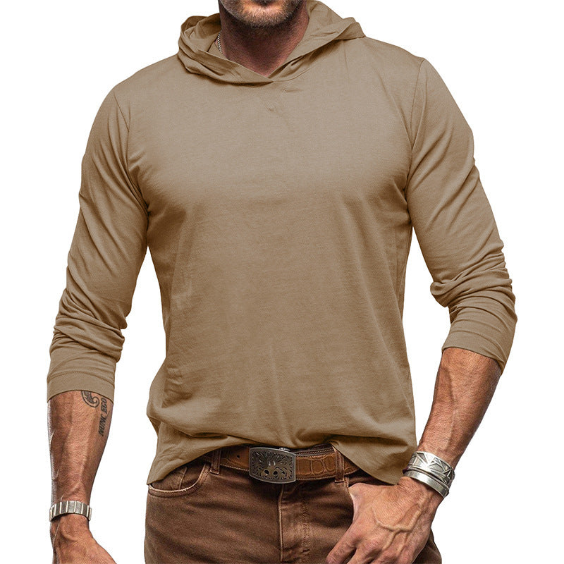 R&B | Kapuzenpullover Slim Fit Langarm Leichter Baumwollstrick Minimalistischer Stil