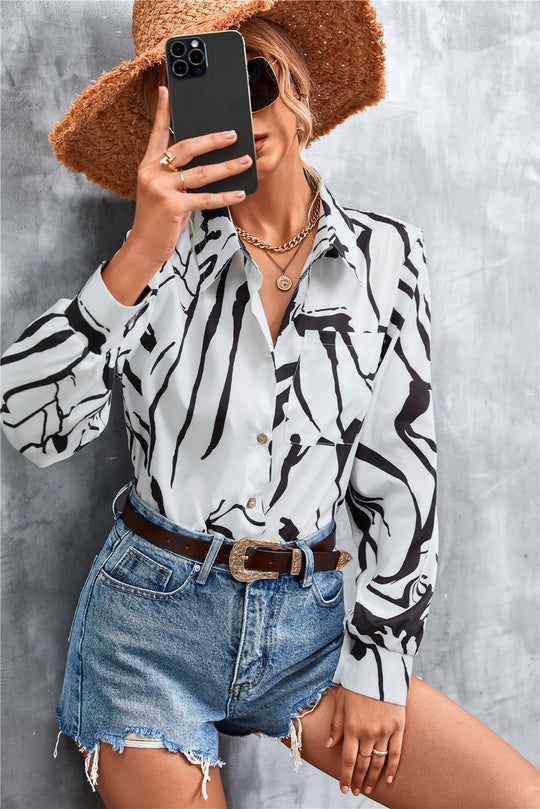 Damen Hemd im extravaganten Paisley-Design R&B