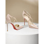 Damen elegante Slingback High Heel Schuhe R&B