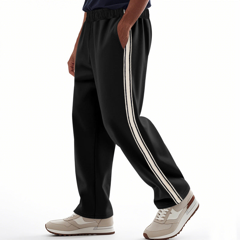 Herren Sportliche Sweatpants mit seitlichen Streifen R&B