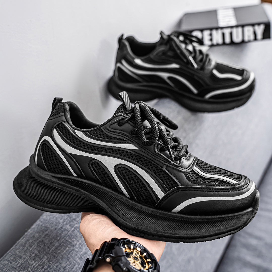 Damen Sportliche Trend Sneakers mit atmungsaktivem Mesh und dämpfender Sohle R&B