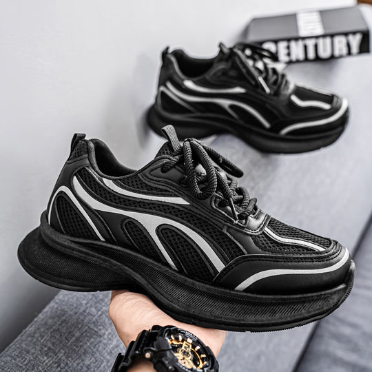Damen Sportliche Trend Sneakers mit atmungsaktivem Mesh und dämpfender Sohle R&B