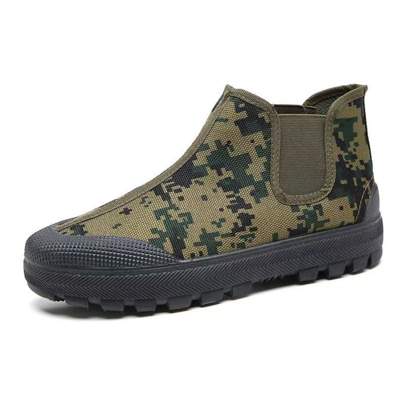 Damen robuste Gummistiefel mit rutschfester Sohle und camouflierte Oberfläche R&B
