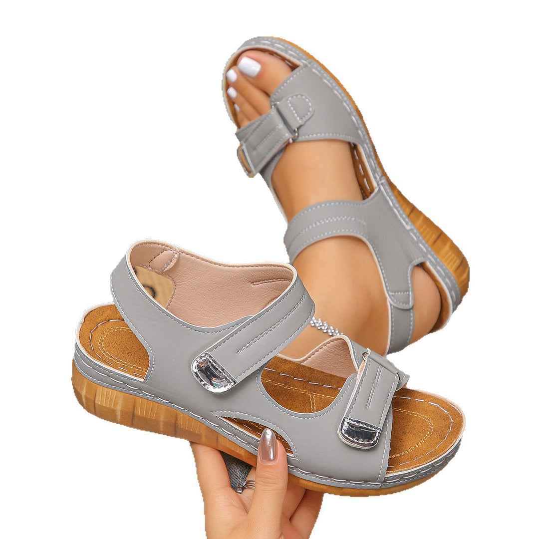 Damen Komfortable Schnürsandalen mit ergonomischer Sohle R&B