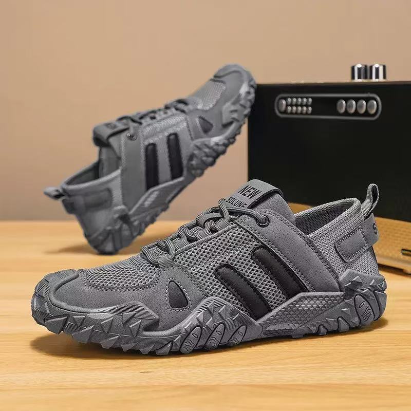Damen Sportliche Mesh-Sneaker mit stoßdämpfender Sohle und rutschfester Außensohle R&B