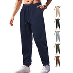 Herren funktionale Freizeithose mit elastischem Bund und praktischen Seitentaschen R&B