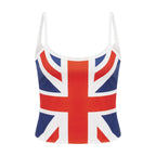 Damen Crop-Top mit Britischem Motiv R&B