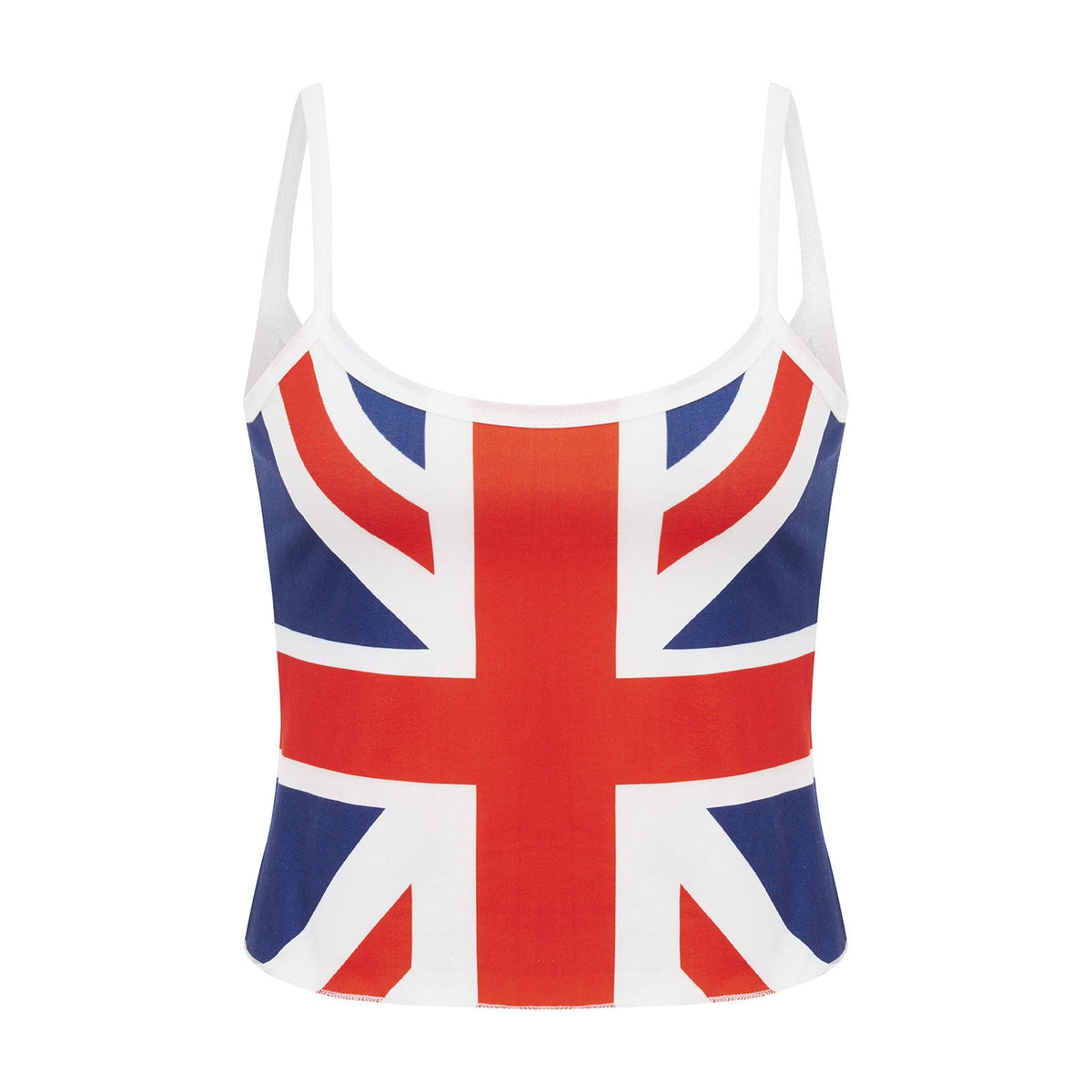 Damen Crop-Top mit Britischem Motiv R&B