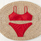 Damen Bikiniset mit verstellbaren Spaghetti-Trägern
