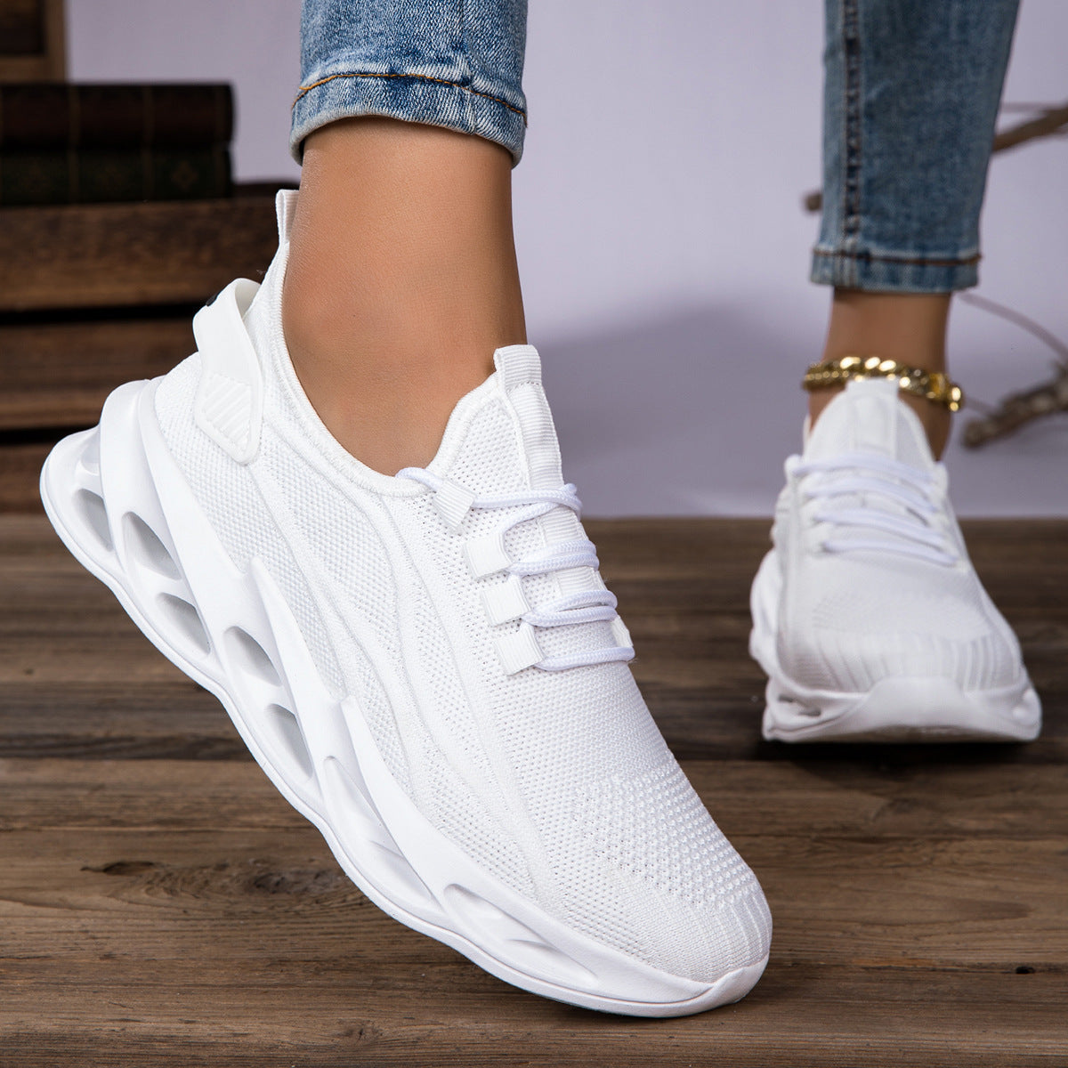 Damen Sportliche Lauf-Sneaker mit innovativer Dämpfungstechnologie