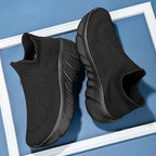 Damen Bequeme Sneaker mit elastischem Strickoberteil R&B