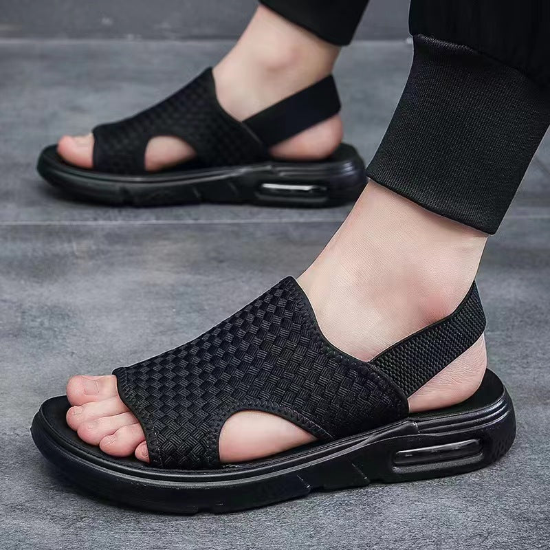Damen Sandalen mit atmungsaktivem Netzdesign und gepolsterter Sohle R&B