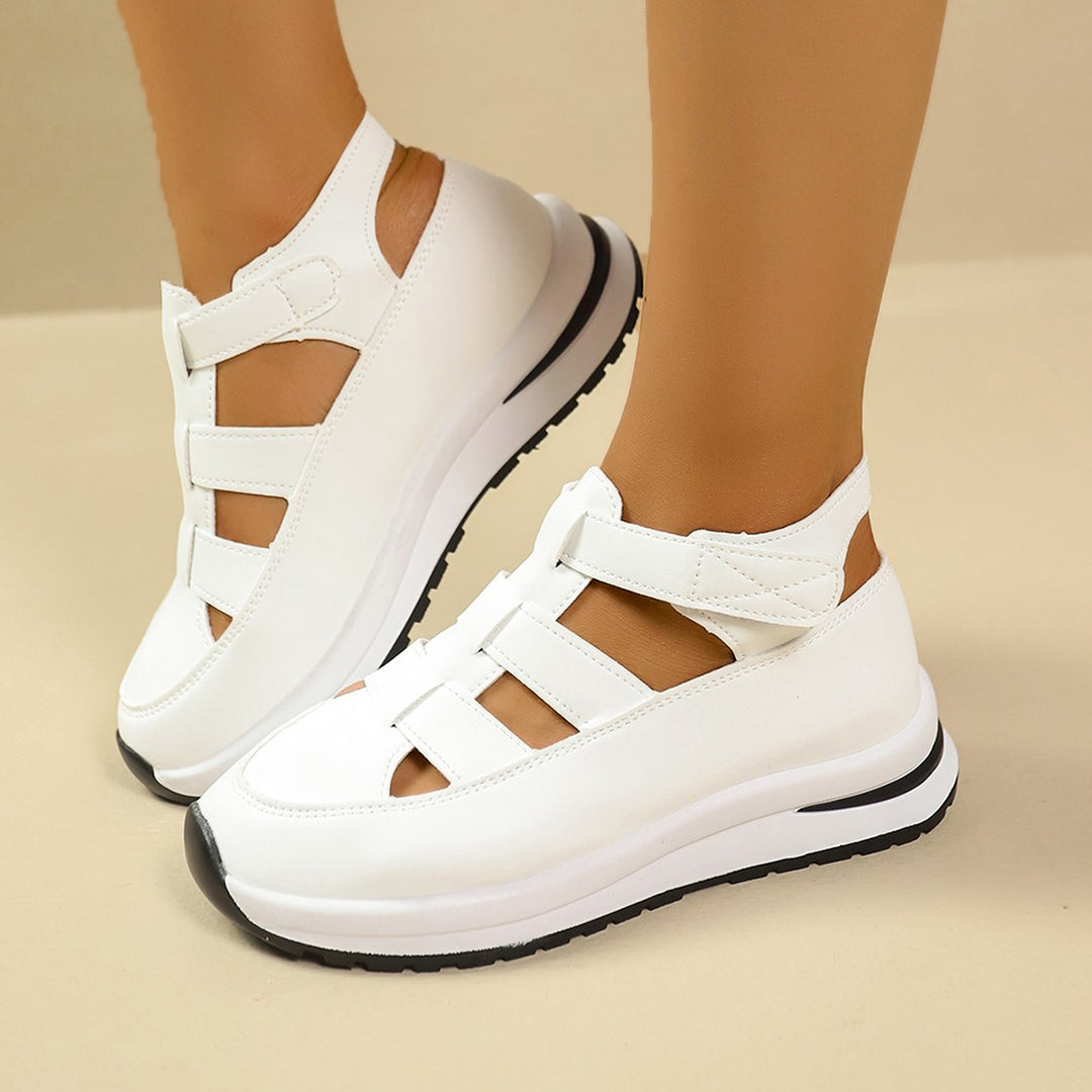 Damen Komfortable Wedge-Schuhe mit verstellbarem Riemendesign R&B