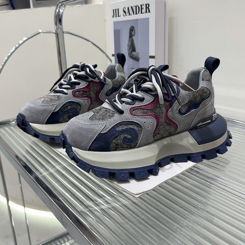 Damen sportliche Trekking Sneakers R&B