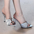 Damen Mules mit elegantem Rüschendesign und raffinierten Details R&B