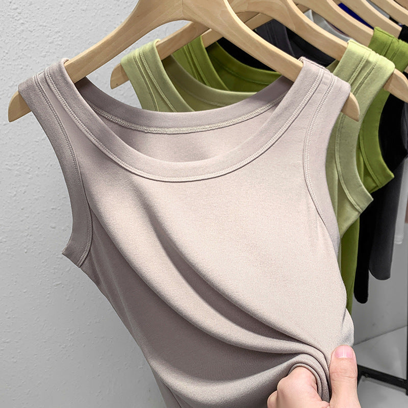 Damen ärmelloses Basic-Top aus hochwertigem Material R&B