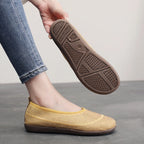 Damen bequeme Slip-On Schuhe mit atmungsaktivem Gewe