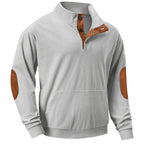 Pullover Herren sportlich mit Knopfdetails und Akzenten
