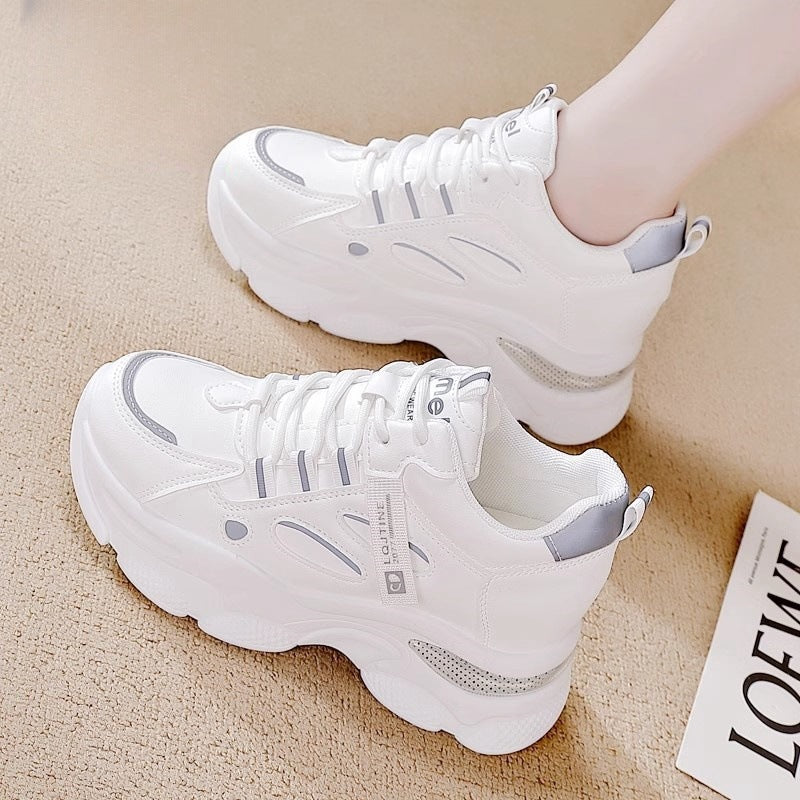 Damen Sportliche Sneakers mit atmungsaktiver Mesh-Oberfläche und dämpfender Laufsohle