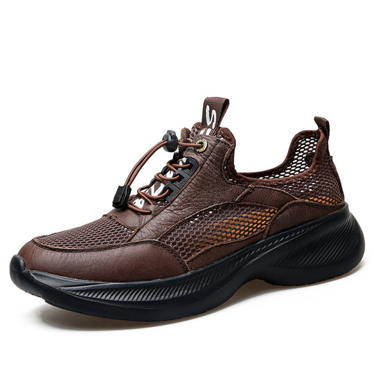 Herren Atmungsaktive Freizeitsneaker mit elastischem Schnellverschluss R&B