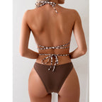 Damen Triangel-Bikini mit raffiniertem ZR&Bra-Design und verstellbaren Trägern R&B
