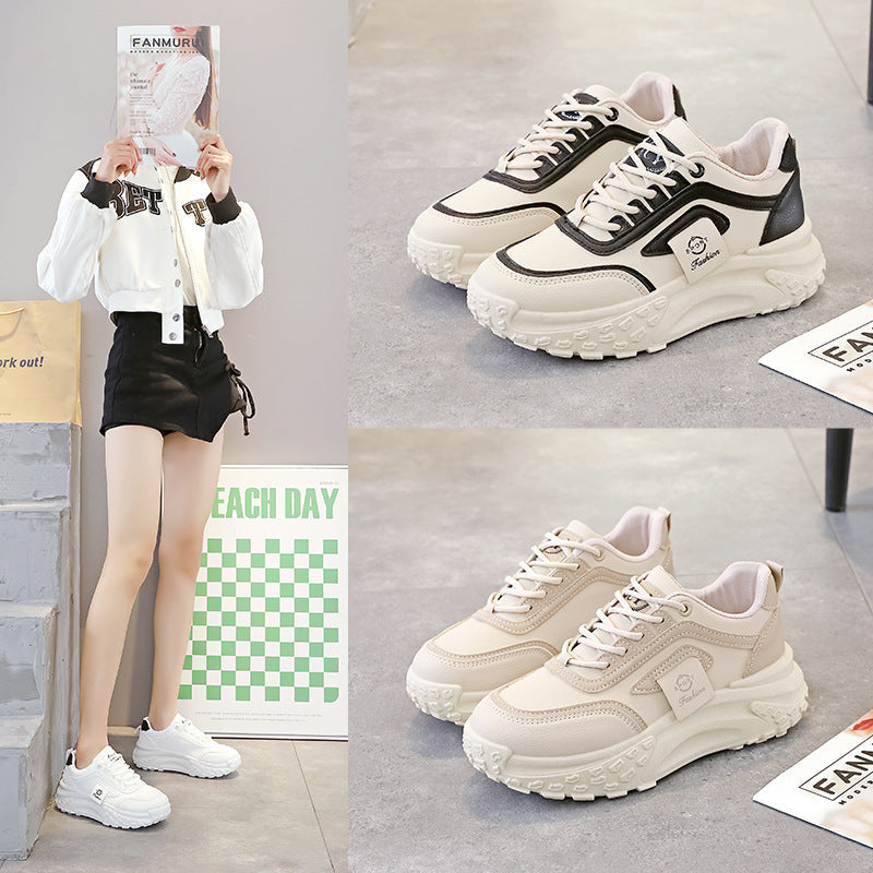 Damen Sportliche Chunky Sneakers mit dämpfendem Profil und rutschfester Sohle R&B