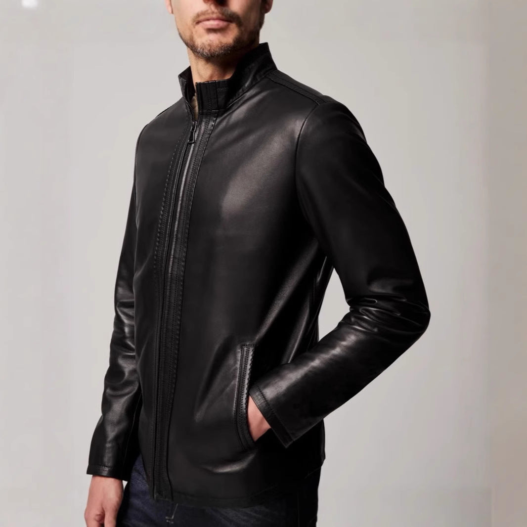 Herren elegante jacke mit sportlichem Reißverschluss R&B