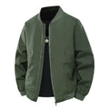 Herren stylische Bomberjacke mit unkompliziertem Schnitt und elastischen Bündchen R&B