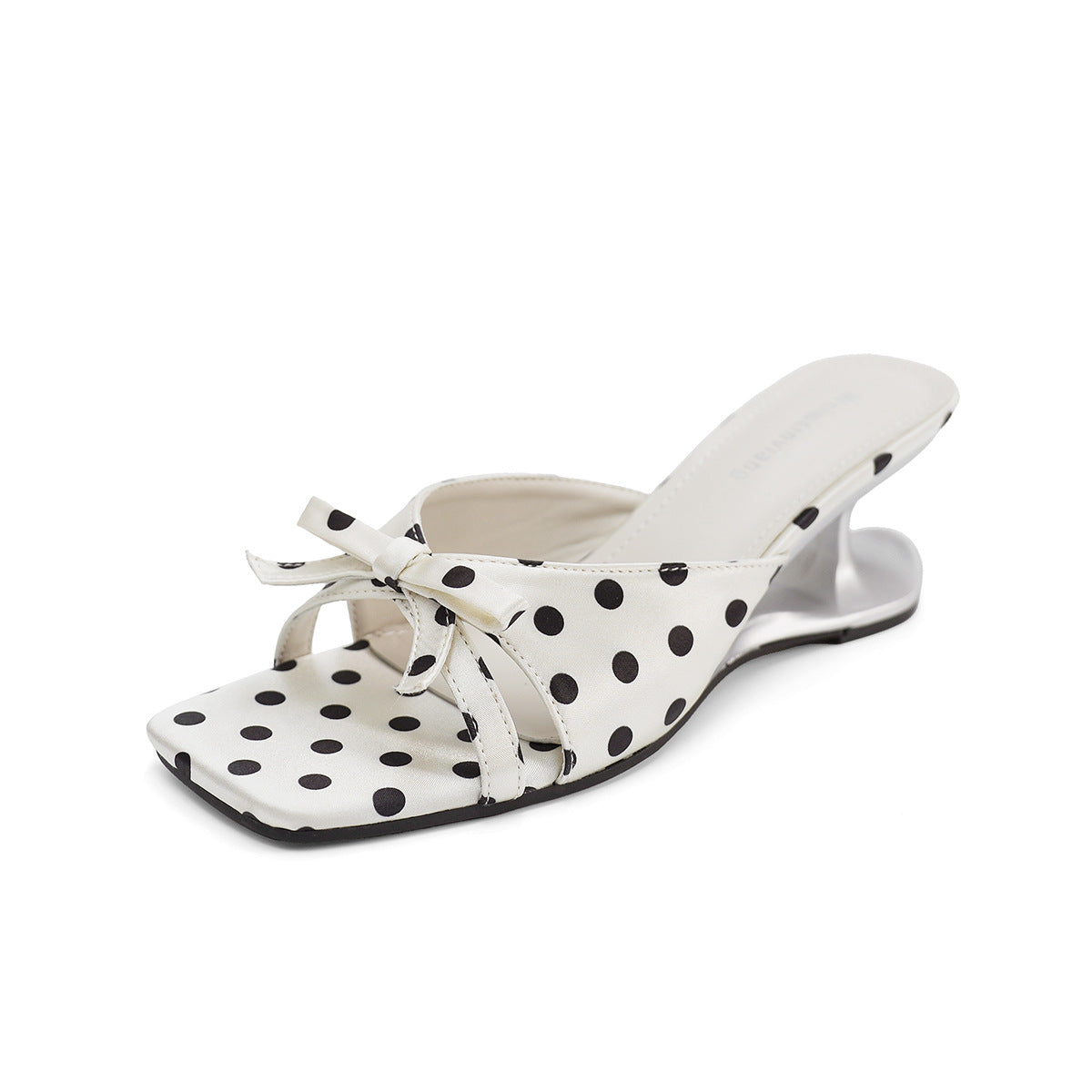 Damen elegante Zehensandalen mit Schleifendetail