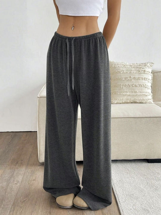 Damen Weite Sweatpants mit elastischem Bund R&B