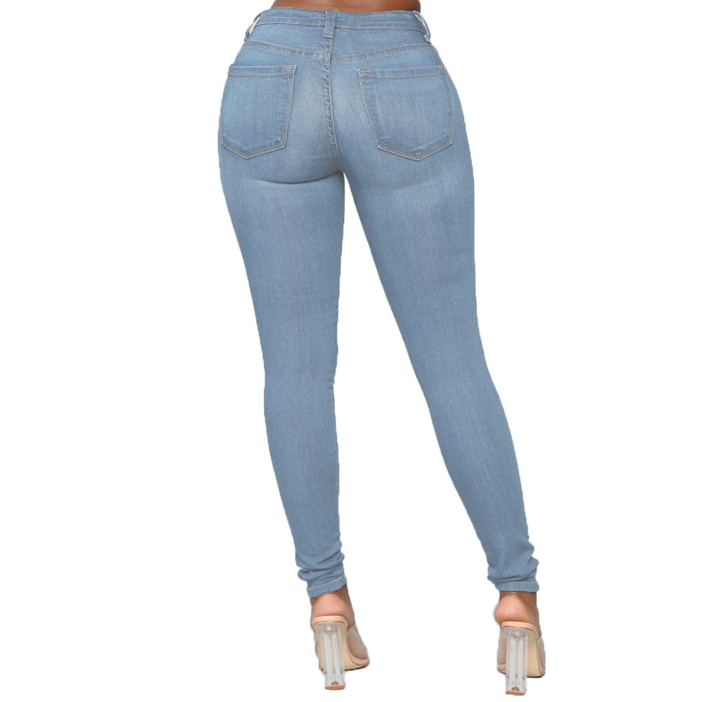 Damen High-Waist Skinny Jeans mit perfektem Sitz R&B