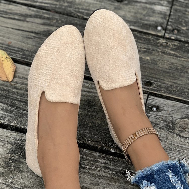 Damen Mokassins aus hochwertigem Wildleder mit elegantem Schnitt R&B