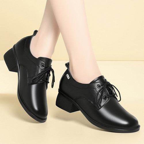 Damen Elegante Schnür-pumps mit komfortablem Blockabsatz und modischem Design R&B
