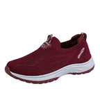 Damen Sportliche und atmungsaktive Slip-On Sneakers mit elastischem Obermaterial R&B