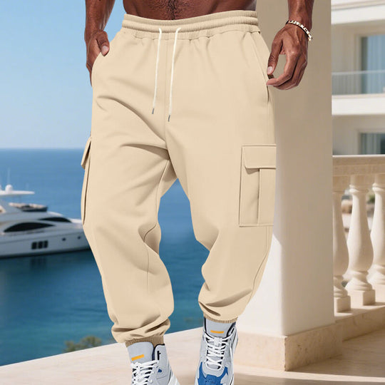 Herren Cargo-Hose mit elastischem Bund R&B