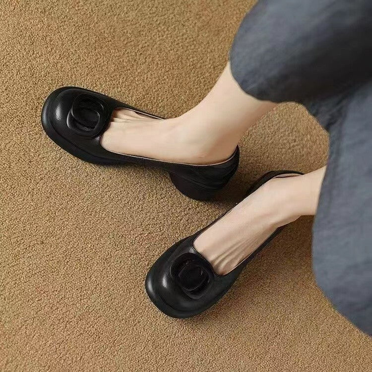Damen Elegante und bequeme Ballerinas mit modischem Rüschendetail